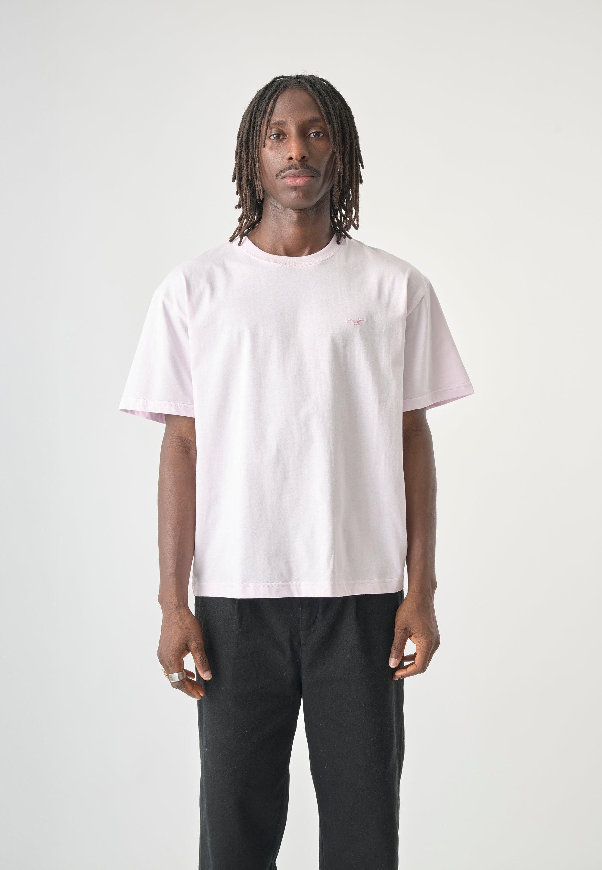 Cleptomanicx Tender Touch Ligull Boxy Tee T-Shirt Herren gewaschenes grün